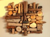 wanddeko aus holz selber machen