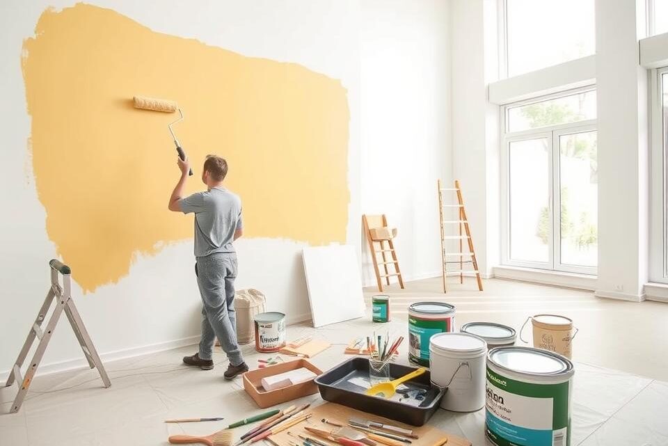 Wie streiche ich eine Wand – Schritt für Schritt Anleitung