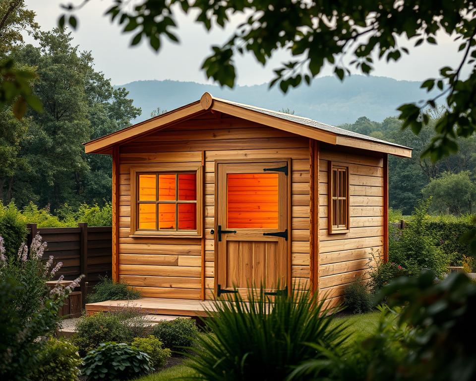 Gartenhaus Sicherheit und Schalldämmung