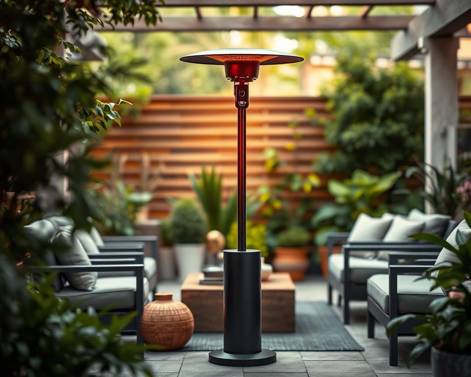 Elektrische Heizstrahler für Gartenlounge Elektrische Heizstrahler für Gartenlounge