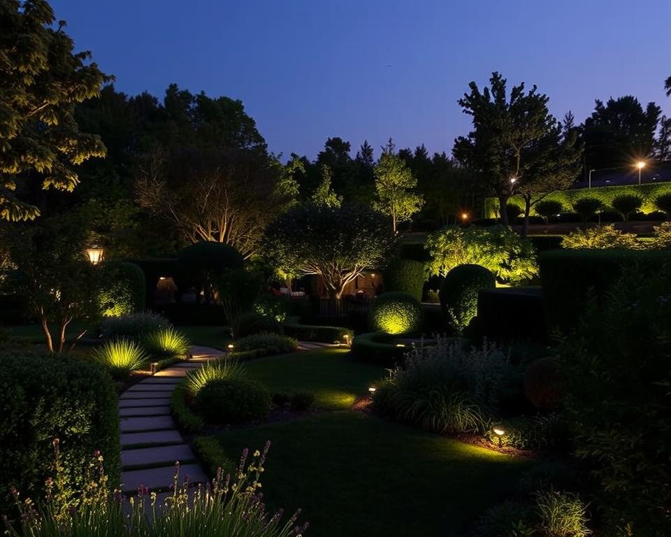 Garten Beleuchtungskonzepte