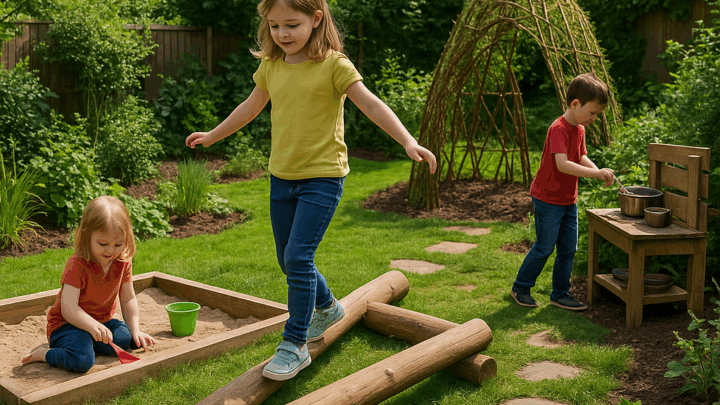 Kinderfreundliche Gartengestaltung: So entsteht ein Spielbereich, der mitwächst