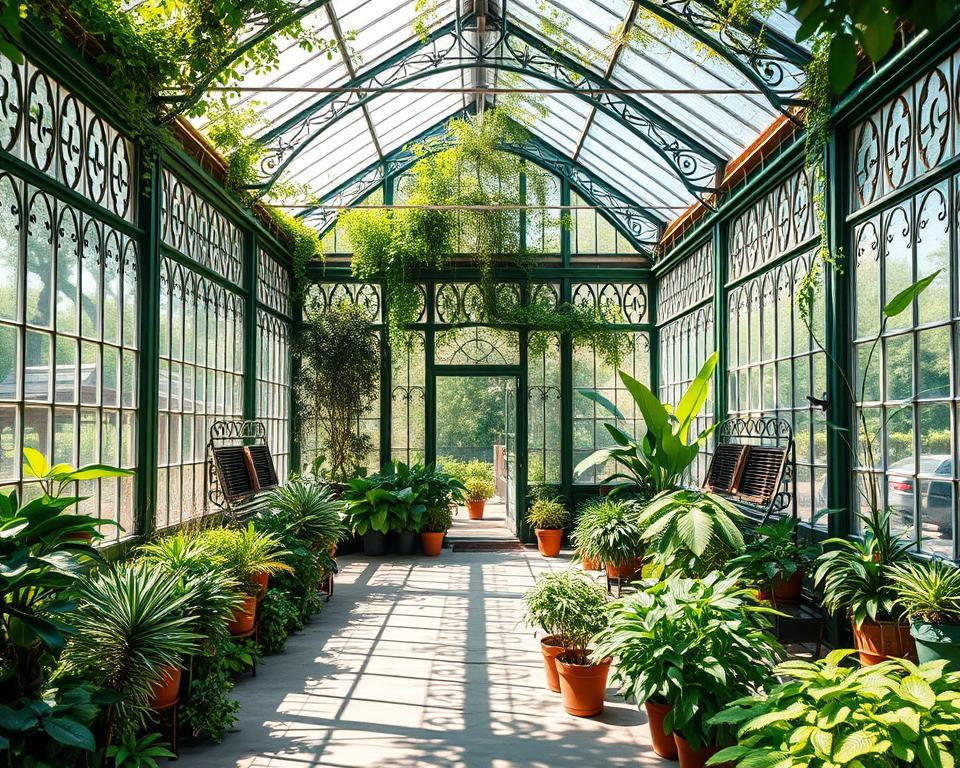 Orangerie Projektplanung Gewächshaus