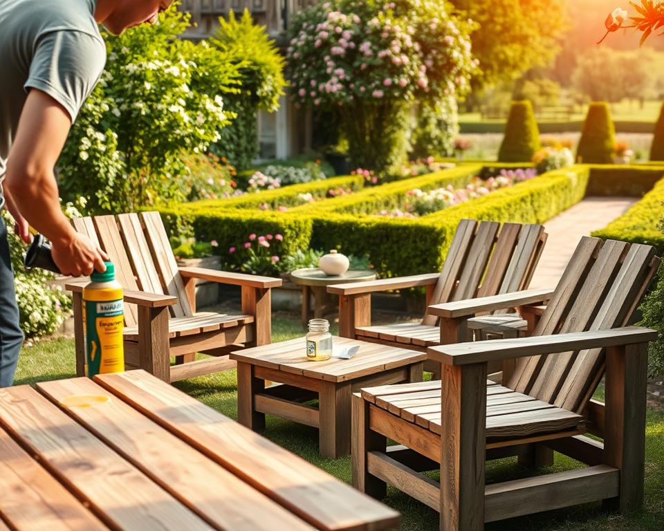 Palettenmöbel Pflege und Wartung