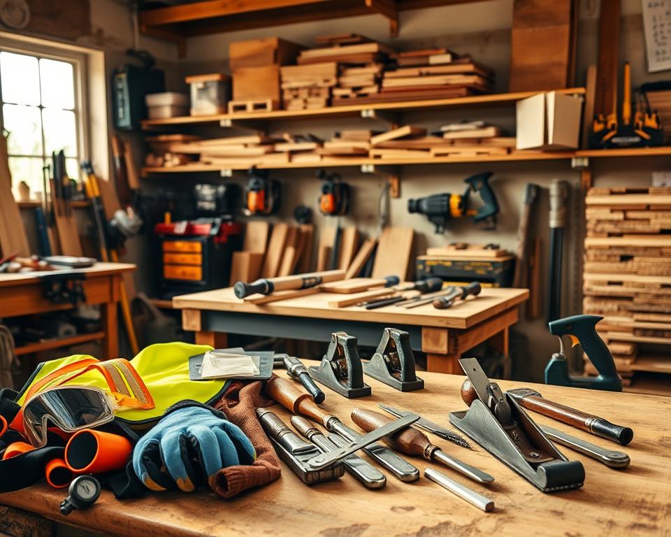 Sicherheitsausrüstung Holzbearbeitung