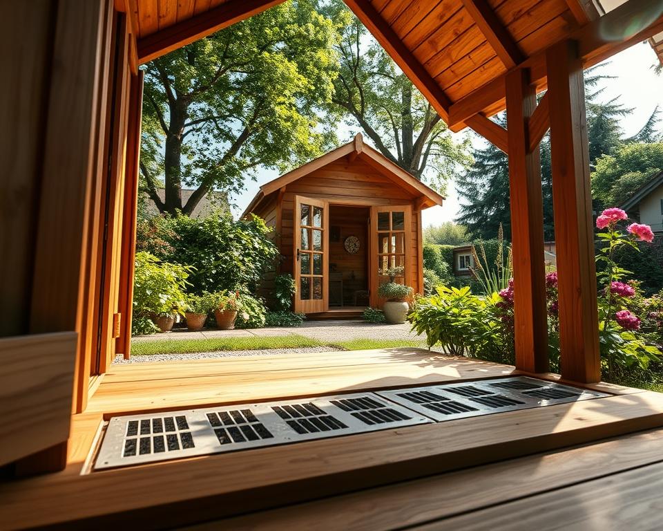 Belüftungswartung Gartenhaus