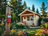 Brandschutzmaßnahmen für das Holz-Gartenhaus