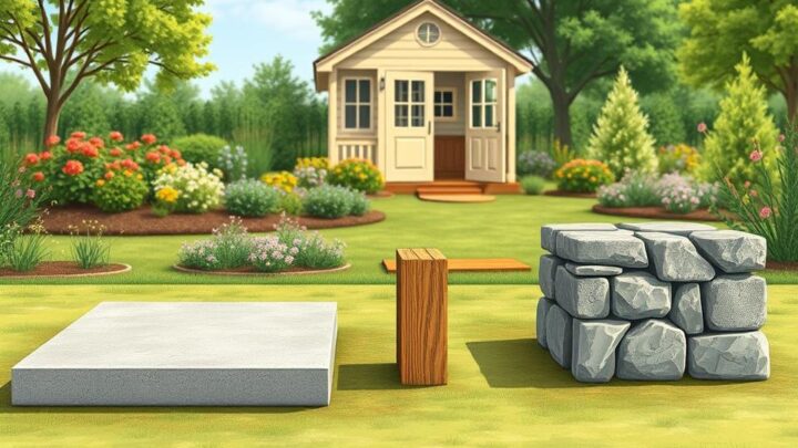 Gartenhaus Fundamentarten: Ein Vergleich