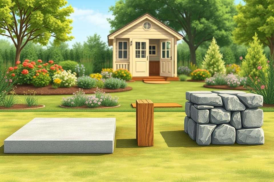 Gartenhaus Fundamentarten: Ein Vergleich