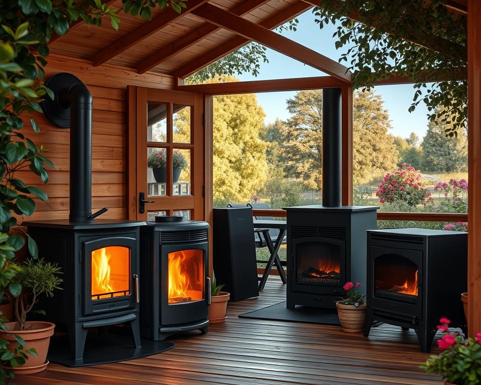 Heizoptionen für Holz-Gartenhaus