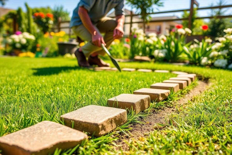 Rasenkantensteine setzen: Schritt-für-Schritt in Ihrem Garten