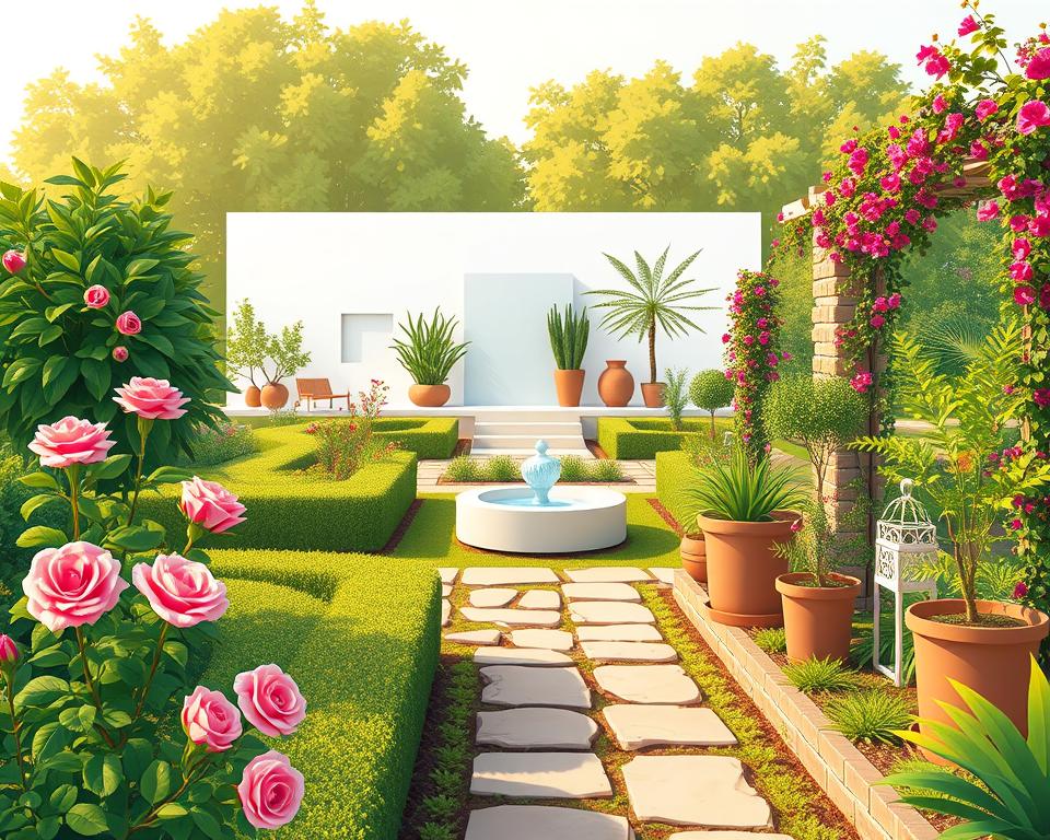 Übersicht Gartenstilrichtungen