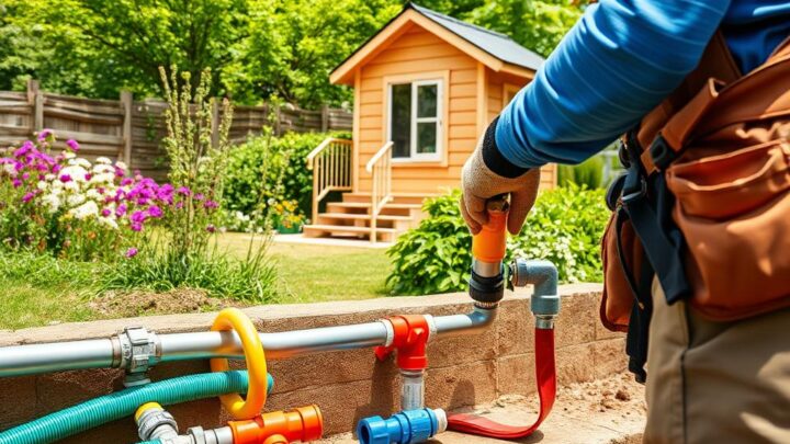Wasseranschluss Gartenhaus installieren – Anleitung
