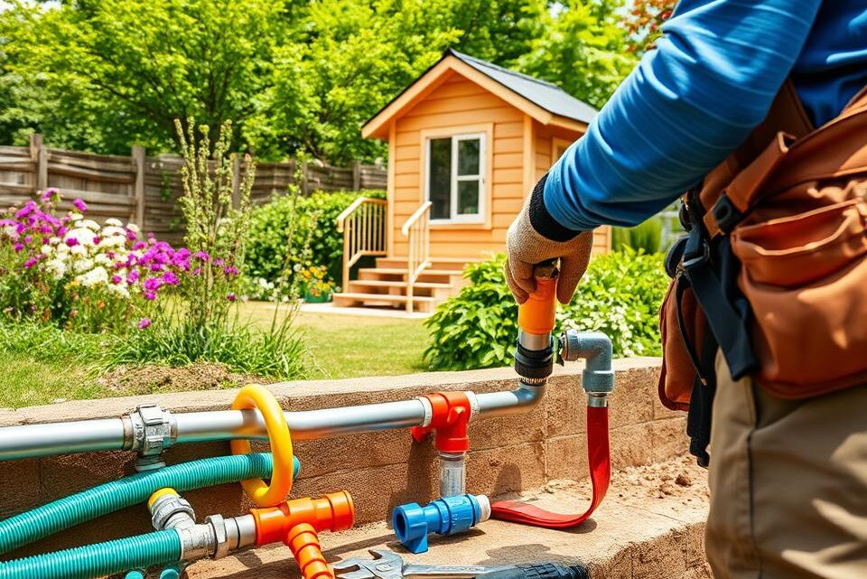 Wasseranschluss Gartenhaus installieren – Anleitung