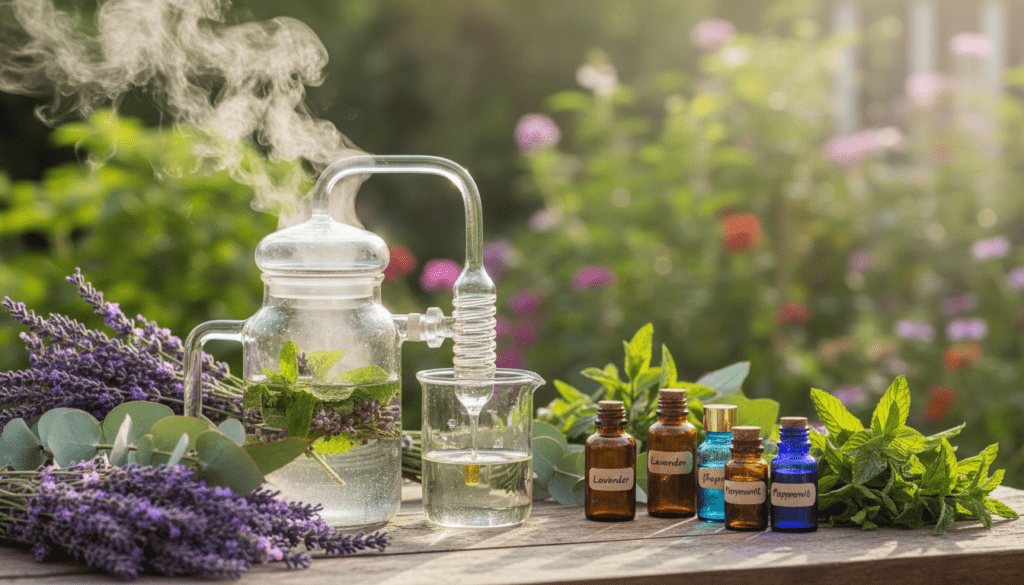 Ätherische Öl Extraktion