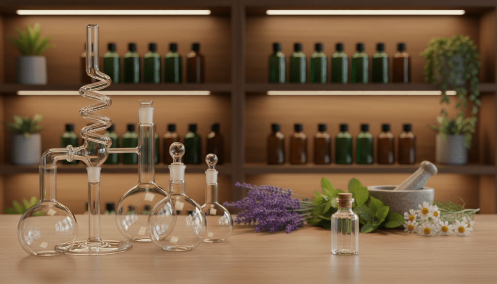 Ätherische Öle Ausrüstung