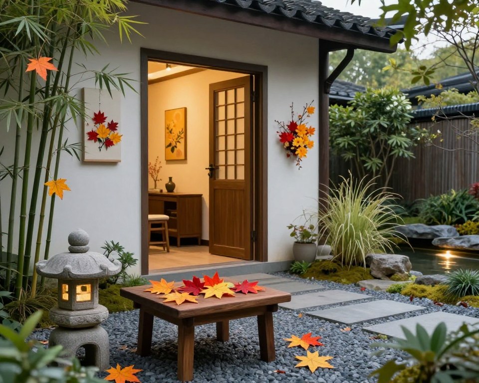 Feng Shui Gartenhaus Dekoration