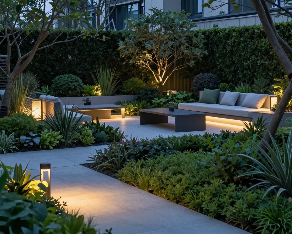 Gartenbeleuchtung modern