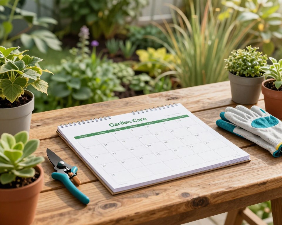 Gartenpflege Jahresplan