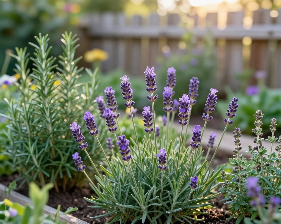 Lavendel im Kräutergarten