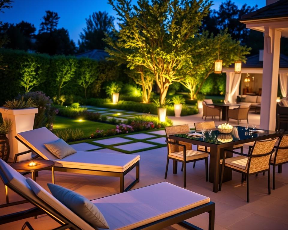 Outdoor Beleuchtung integriert Outdoor Beleuchtung integriert