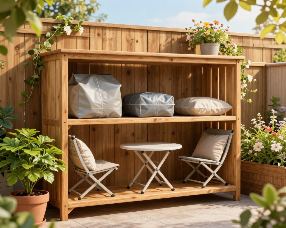 Terrassenmöbel Lagerung