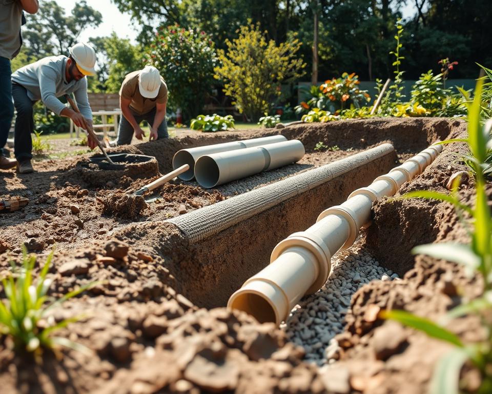 Versickerungsanlage Installation