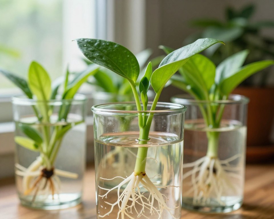 Wurzelbildung Wasserstecklinge