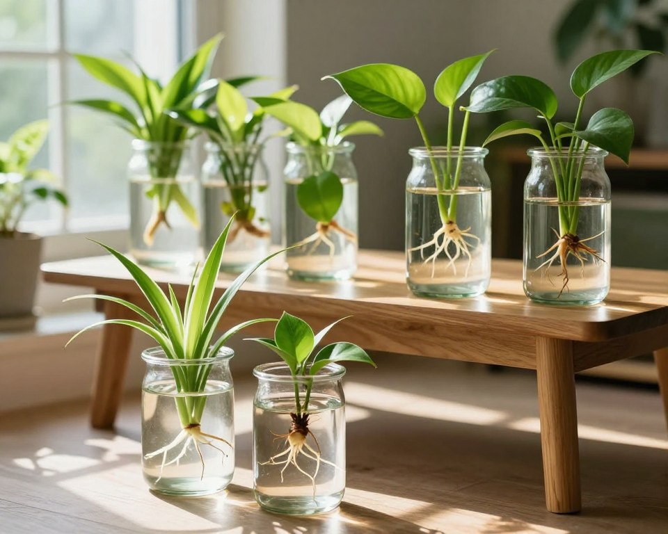 Zimmerpflanzen vermehren im Wasser