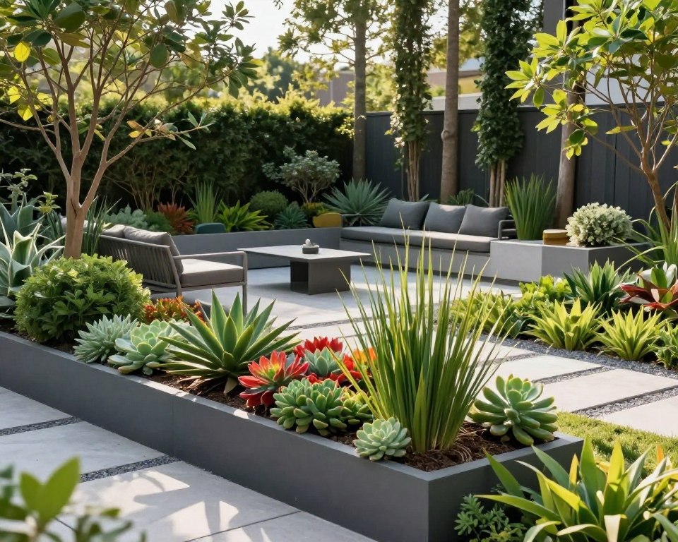 garten modern pflegeleicht