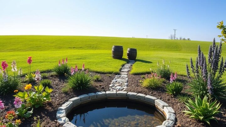 Regenwasserversickerung Garten