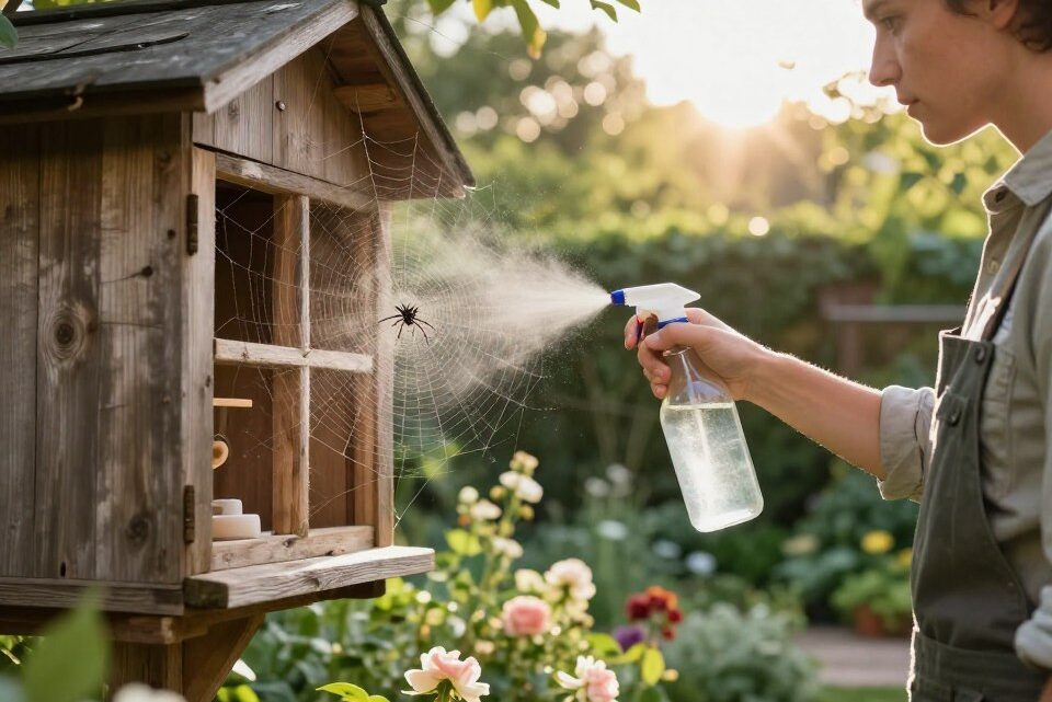Spinnen im Gartenhaus vertreiben – Ihre Anleitung