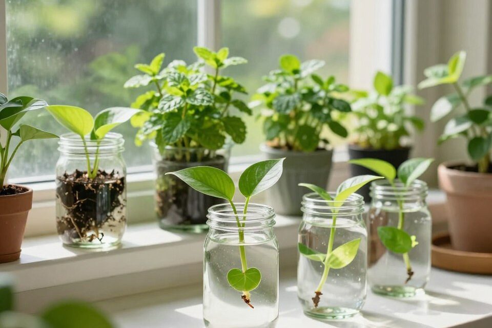 Stecklinge ziehen im Wasser: Einfache Anleitung