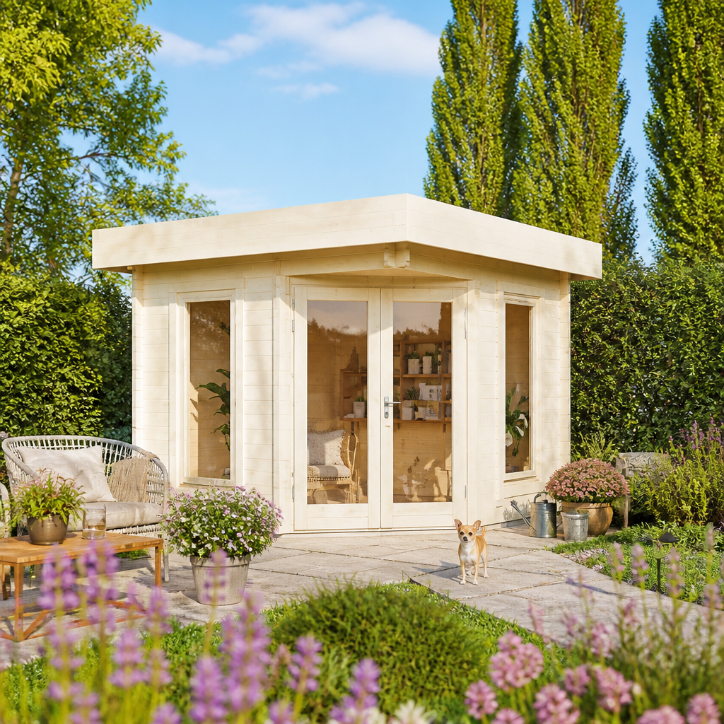 26% reduziert! 4 × 2 m | Gartenlounge Nora 44 A Modern | winterfest