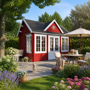 26% reduziert! 4 × 3 m | Gartenlounge Teehaus Windsor 70 | klassisch | winterfest Unkategorisiert online kaufen
