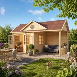 26% reduziert! 6 × 3 m | Gartenlounge Teehaus Kirkless 70 | klassisch | winterfest Unkategorisiert online kaufen