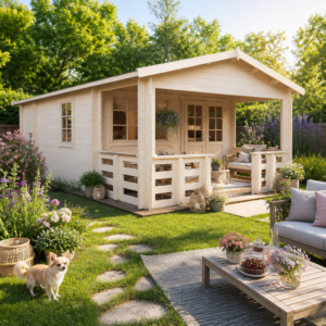 26% reduziert! 8 × 4 m | Gartenlounge Johnny 44 B | Terrasse | klassisch | Satteldach | winterfest Unkategorisiert online kaufen