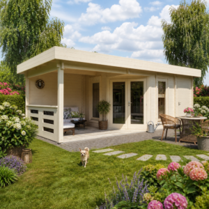 26% reduziert! 8 × 5 m | Gartenlounge Nora 44 E Modern | Terrasse | winterfest Unkategorisiert online kaufen