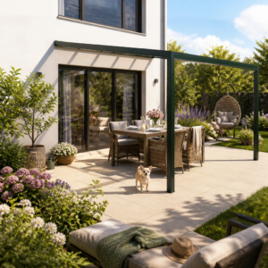 24% reduziert! 3 × 3 m | Alu Terrassenüberdachung PolyLine 305 x 300 | modern Unkategorisiert online kaufen