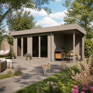 26% reduziert! 6 × 3 m | Flachdach Gartenlounge Luke 28 Unkategorisiert online kaufen