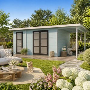 26% reduziert! 4 × 4 m | Gartenlounge Alu Line 28-G | modern | Pultdach | winterfest Unkategorisiert online kaufen