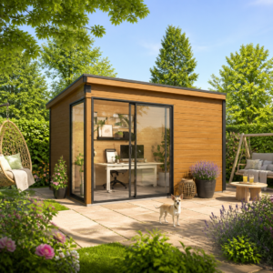 26% reduziert! 4 × 3 m | Gartenlounge Amrum-2 | modern | Glas-Schiebetür | winterfest Unkategorisiert online kaufen