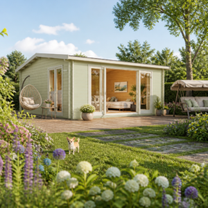 26% reduziert! 6 × 5 m | Gartenlounge Davos 70 B | Satteldach | winterfest Unkategorisiert online kaufen