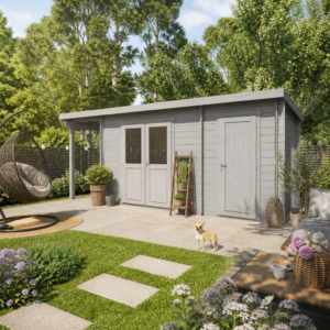 26% reduziert! 6 × 4 m | Gartenlounge Gent 28 F | Pultdach Unkategorisiert online kaufen