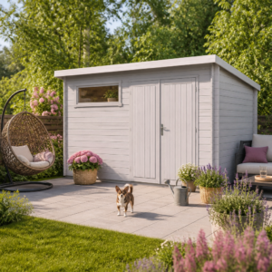26% reduziert! 4 × 4 m | Gartenlounge Gent 28 G | modern | Pultdach Unkategorisiert online kaufen
