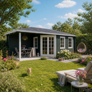 26% reduziert! 6 × 4 m | Gartenlounge Kiano 44 C | winterfest