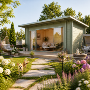 26% reduziert! 7 × 4 m | Gartenlounge Starla 70 E Premium | modern | Glas-Schiebetür | winterfest Unkategorisiert online kaufen