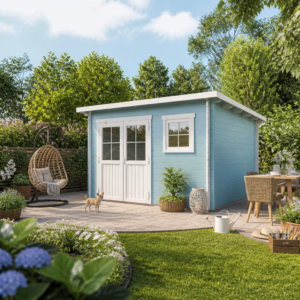 26% reduziert! 3 × 3 m | Pultdach Gartenlounge Ezra 5F