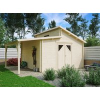 26% Discount! Fjordholz Gartenhaus Modell Varianta 44 F +SD 5x4m