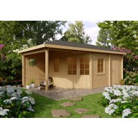 26% Discount! Fjordholz 5-Eck Gartenhaus Modell Evelyn 3E 5x3m